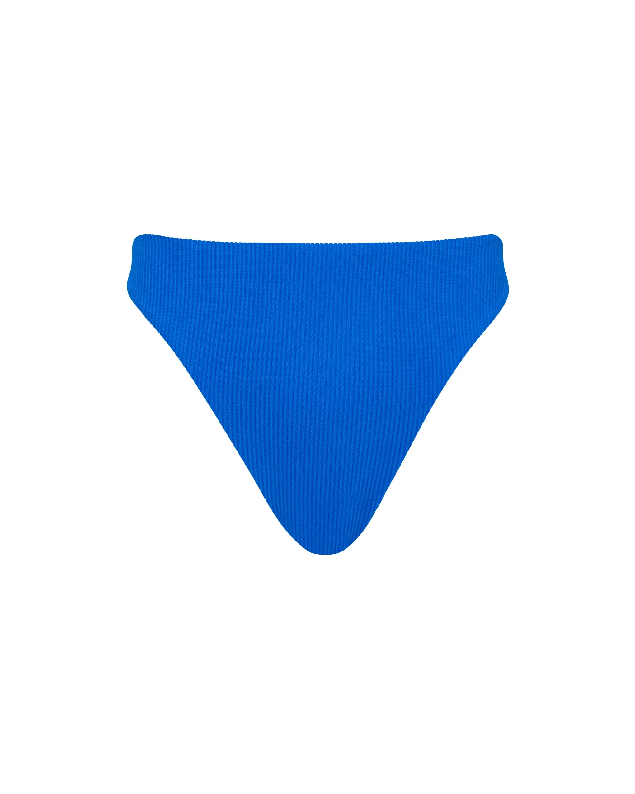 Lucerne Slip Bikini a Vita Alta Blu - immagine 6