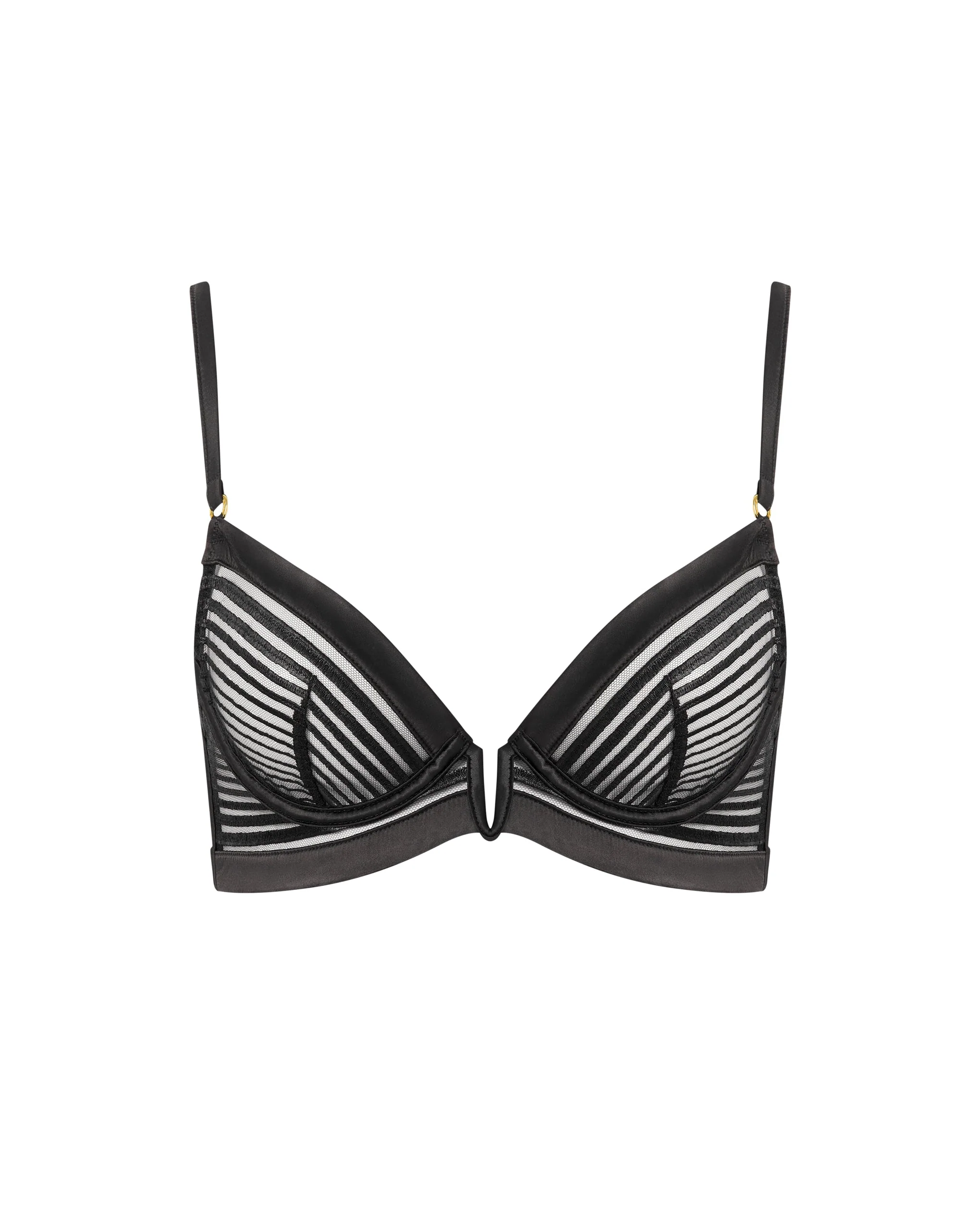 Flyn Reggiseno Longuette con Ricami Nero - immagine 6