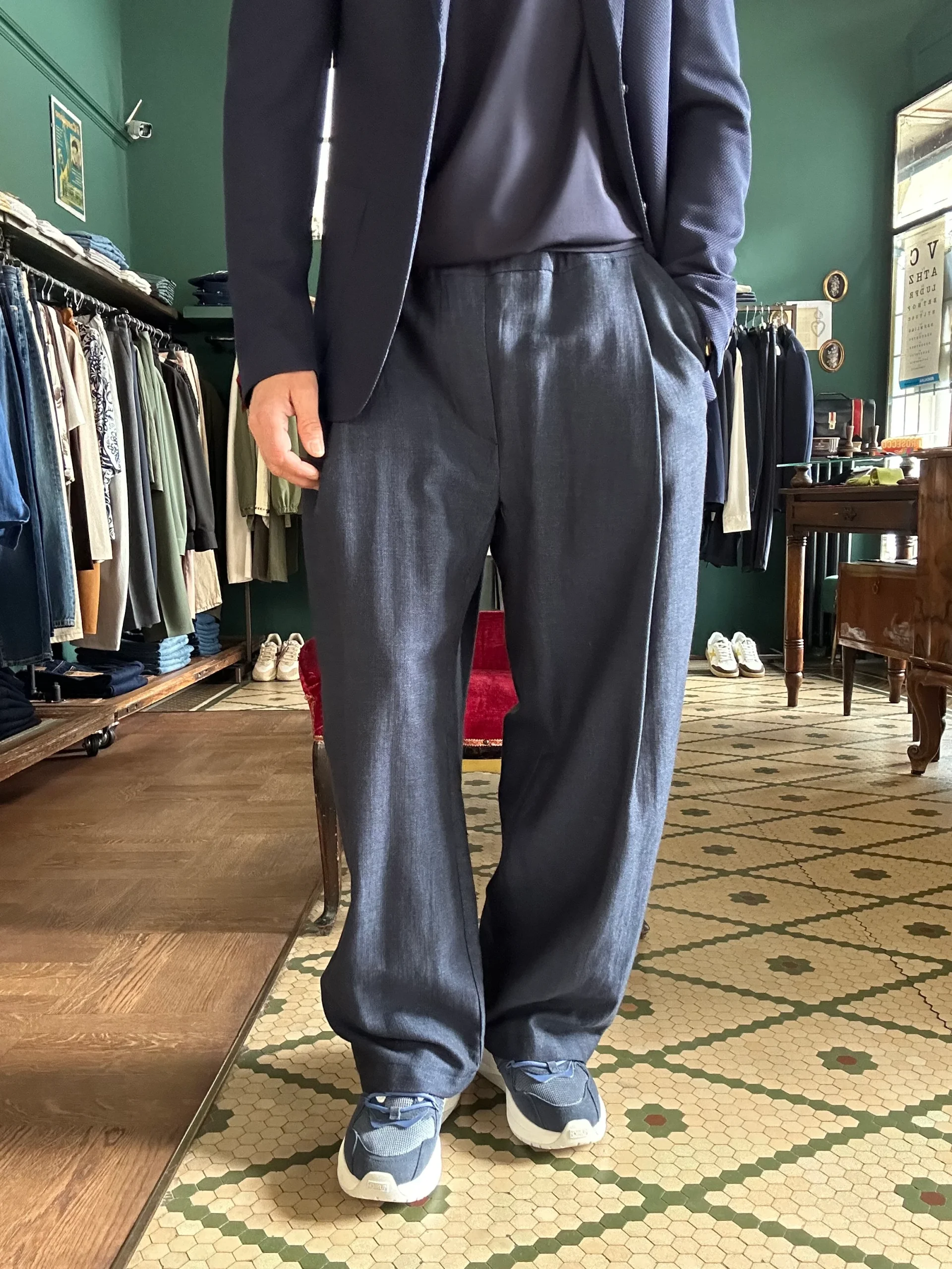 Pantalone modello Japan misto lino - immagine 7