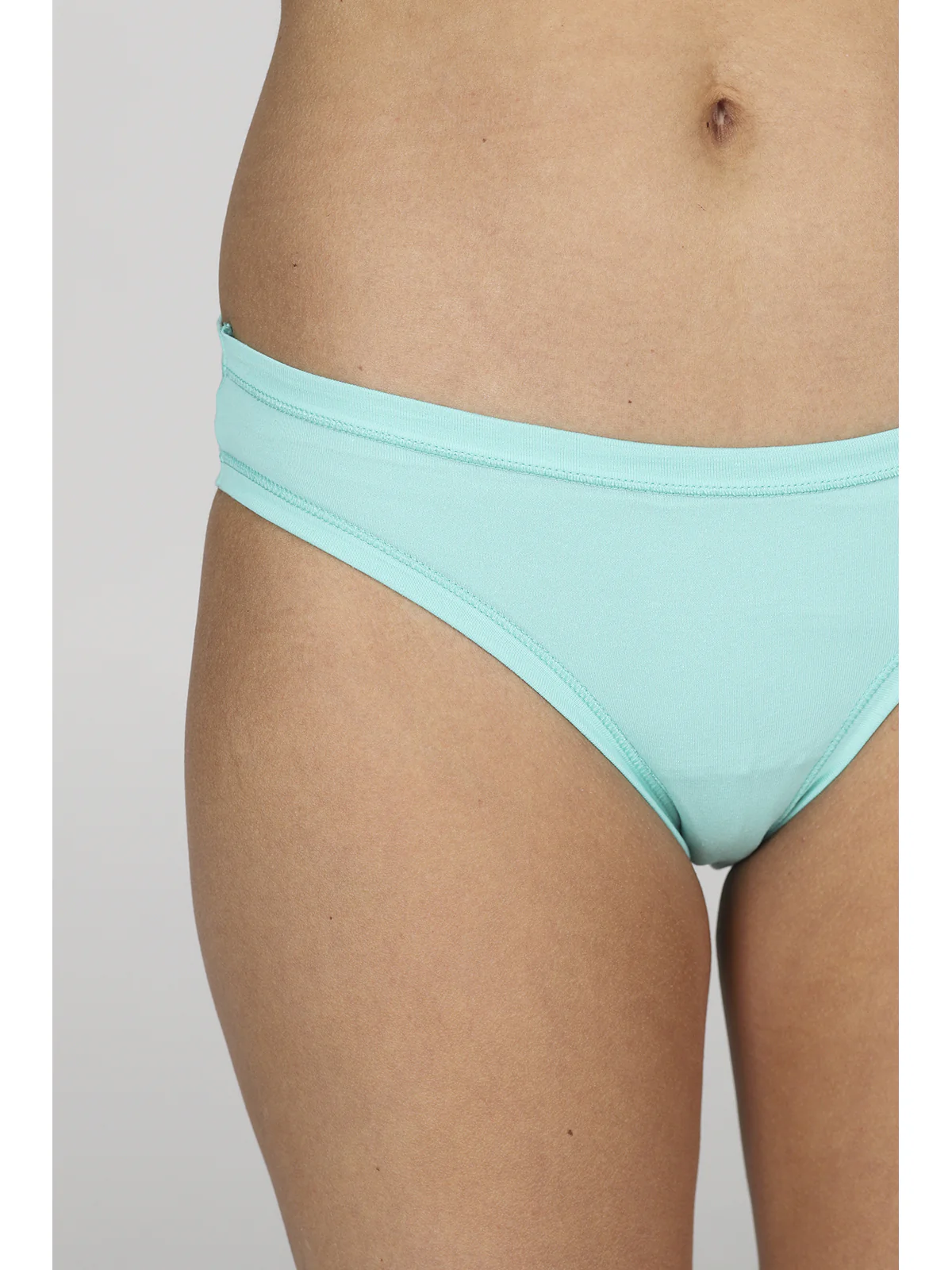 Midi slip colorato in cotone elasticizzato - immagine 2