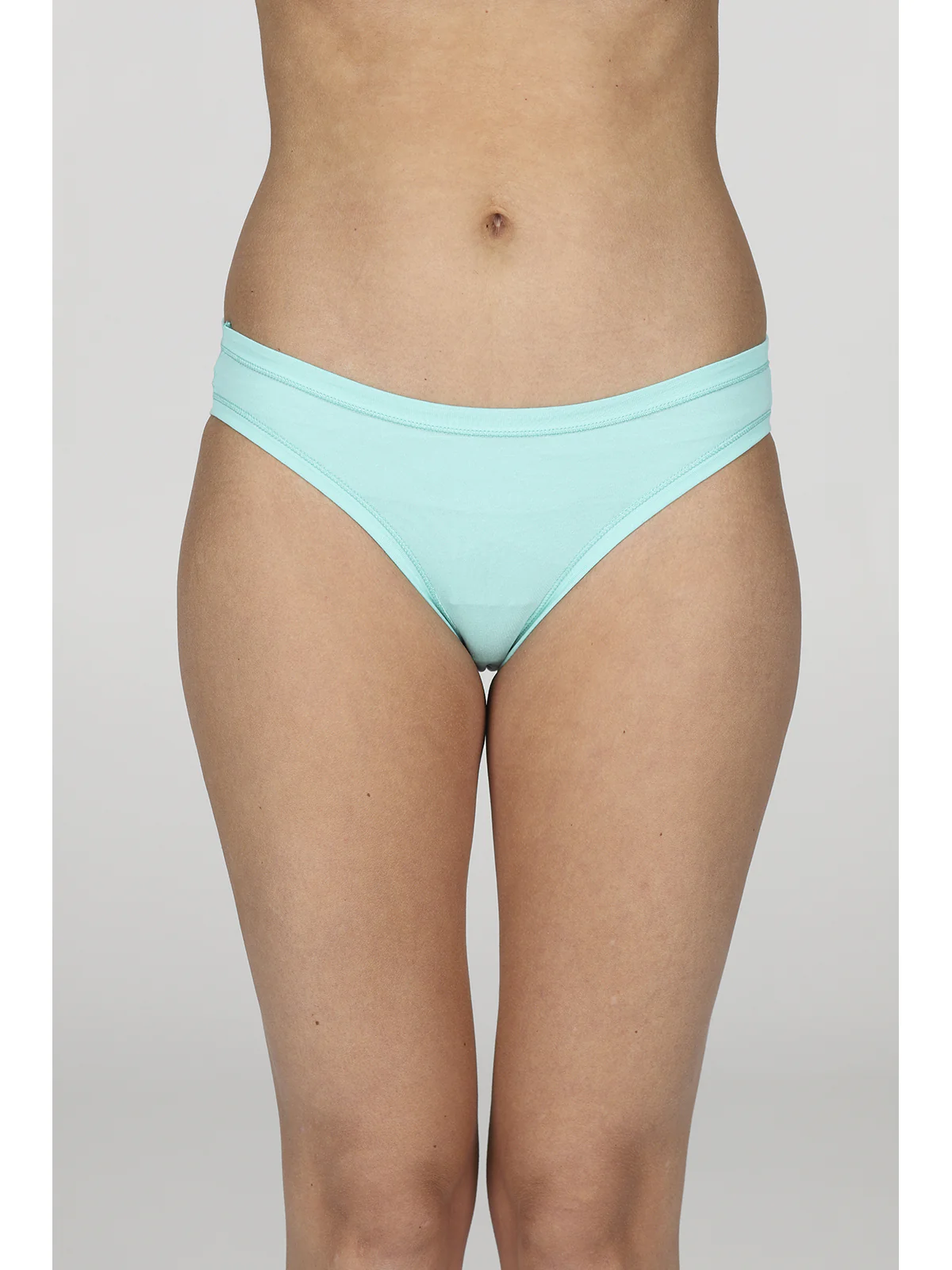 Midi slip colorato in cotone elasticizzato - immagine 3