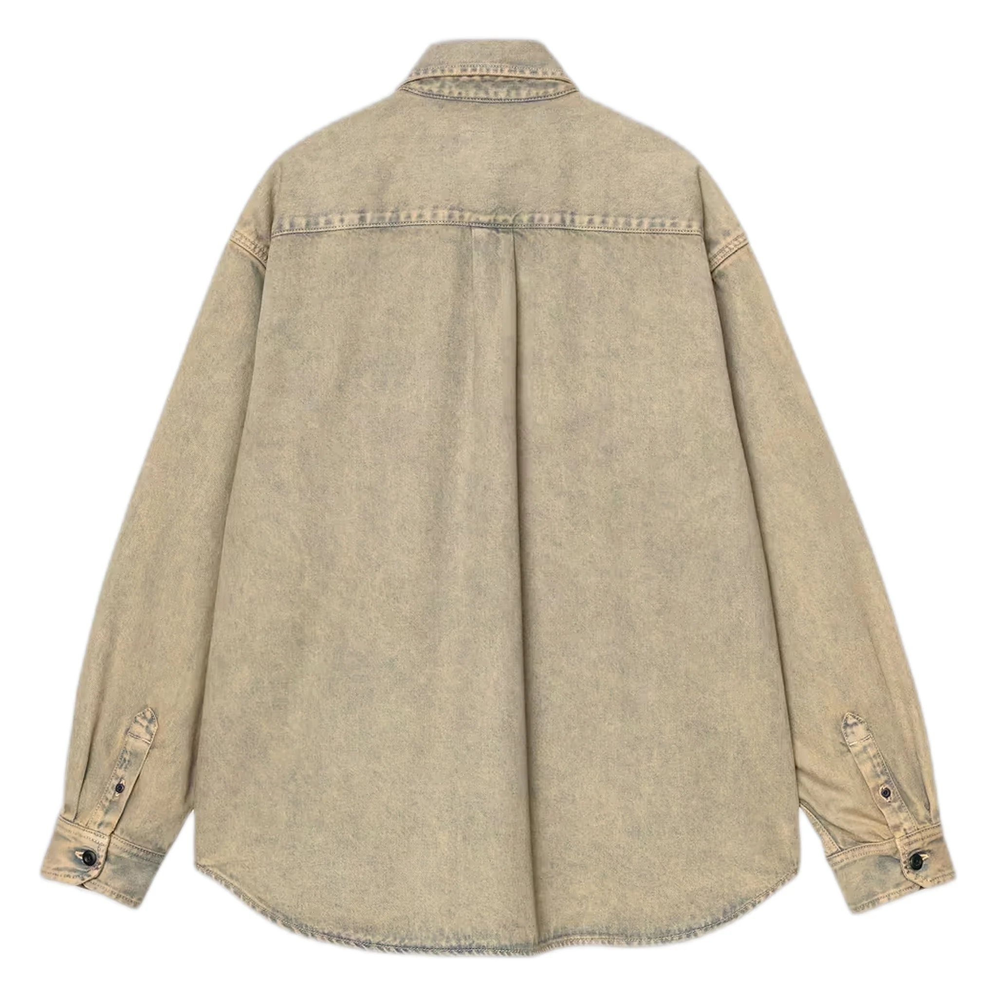 Camicia Carhartt Wip Shirt Jacket - Blue /Leather Garment Dyed - immagine 4
