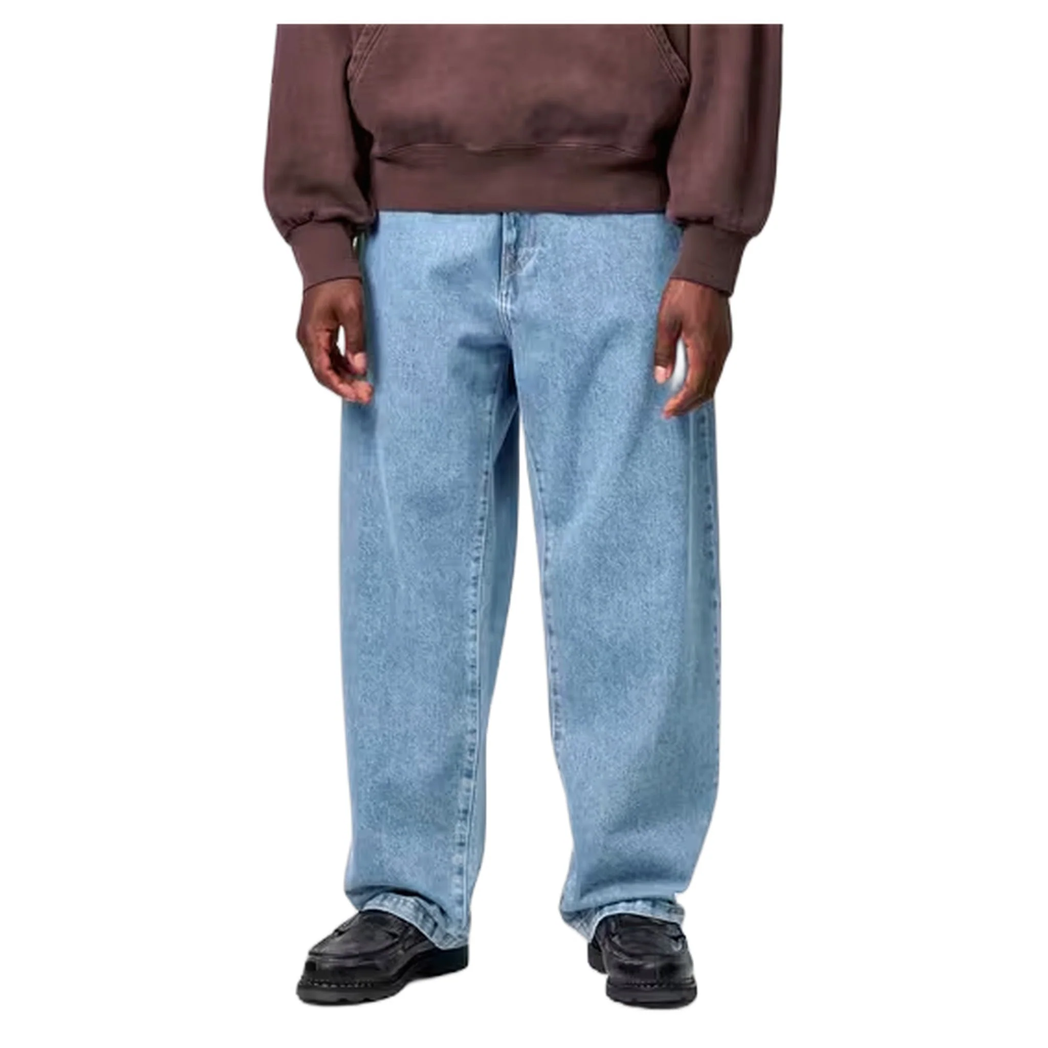 Jeans Carhartt Wip Landon Pant - Blue Heavy Stone Wash - immagine 3